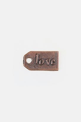 METAL ETİKET LOVE 25x14x1 mm